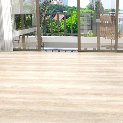 Wood Vinyl Stone Polymer Composite Tiles , Spc Waterproof Vinyl Tile
