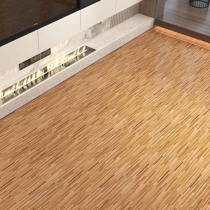 Commercial SPC Vinyl Click Flooring 36''X36'' Glue Down